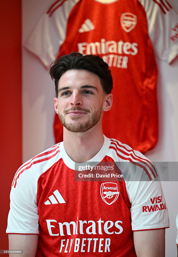 Arsenal Kit Rice Declan Rice of Arsenal during the Adidas Arsenal 25-26 kit shoot at ...