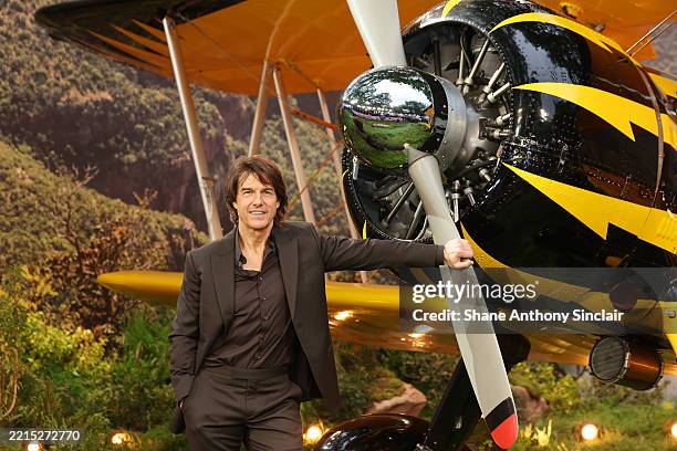 Tom Cruise attends the "Mission: Impossible - The Final Reckoning" Global Premiere in Leicester Square on May 15, 2025 in London, England.