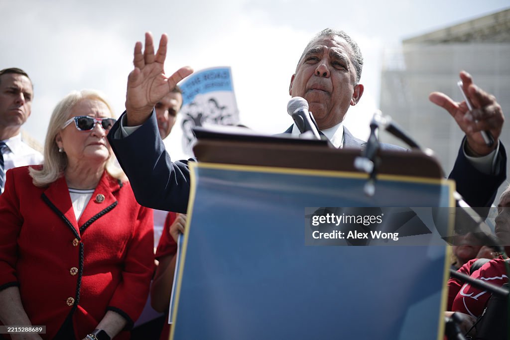 Activists Protest At The Supreme Court Against Trump's Attempt To End Birthright Citizenship