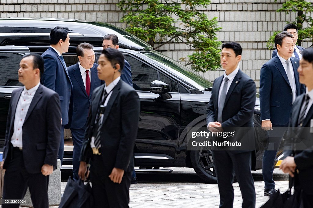 Yoon Suk-yeol Appears At Court For Insurrection Trial Without Comment