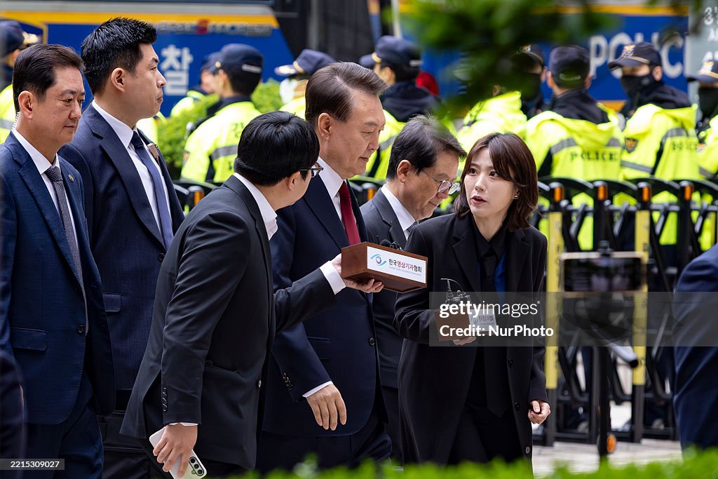 Yoon Suk-yeol Appears At Court For Insurrection Trial Without Comment