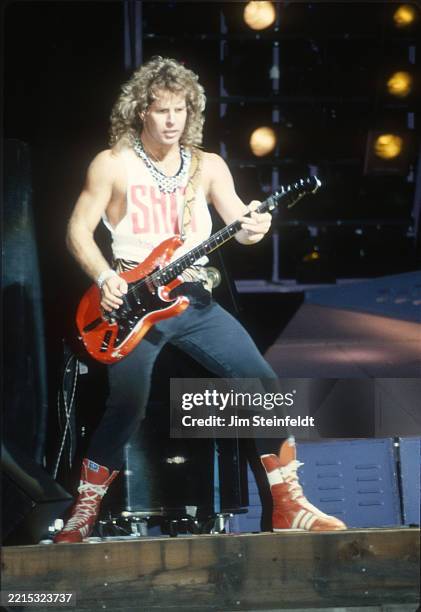 Rock band Night Ranger performs at Riverfest in St. Paul, Minnesota on August 27, 1987