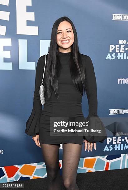 Melody Edwards attends the Los Angeles premiere of HBO and Matt Wolf's documentary "Pee-wee As Himself" at DGA Theater Complex on May 15, 2025 in Los...