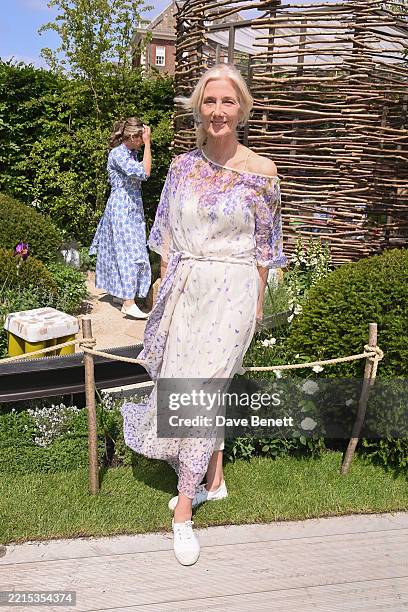 Joely Richardson attends The RHS Chelsea Flower Show 2025 on May 19, 2025 in London, England..