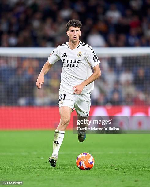 Jacob Ramon Jacobo Ramon of Real Madrid with the ball during the LaLiga EA Sports ...