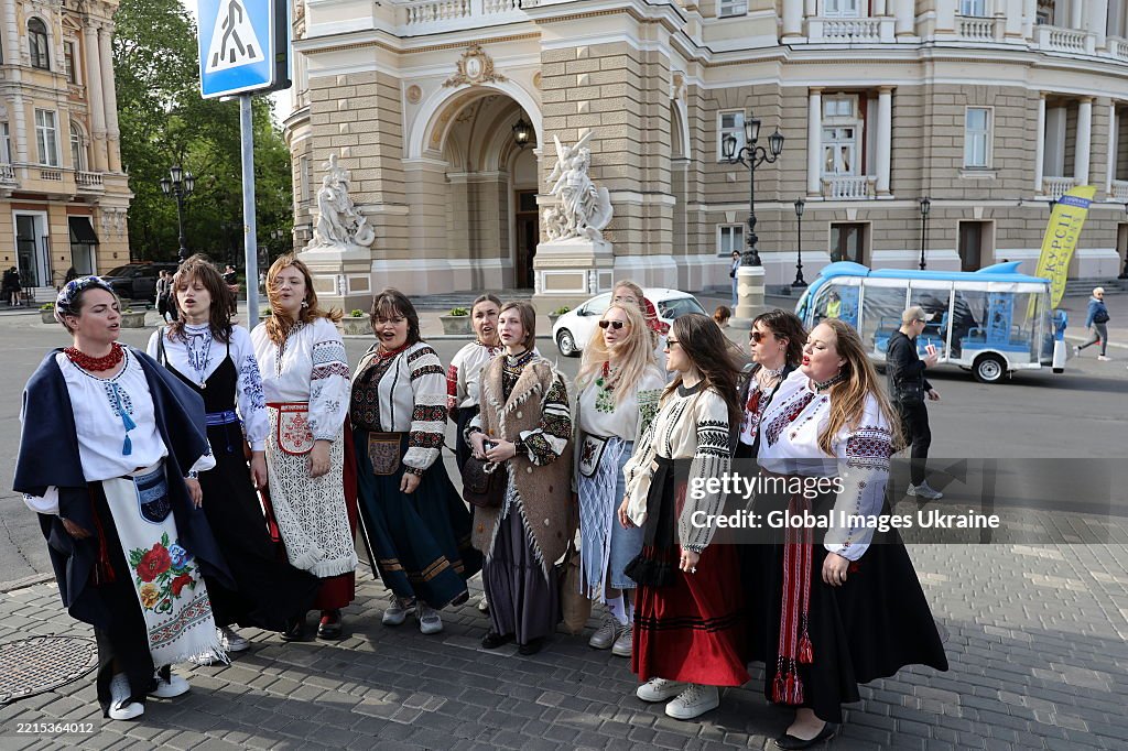 Ukrainian Vyshyvanka Day In Odesa