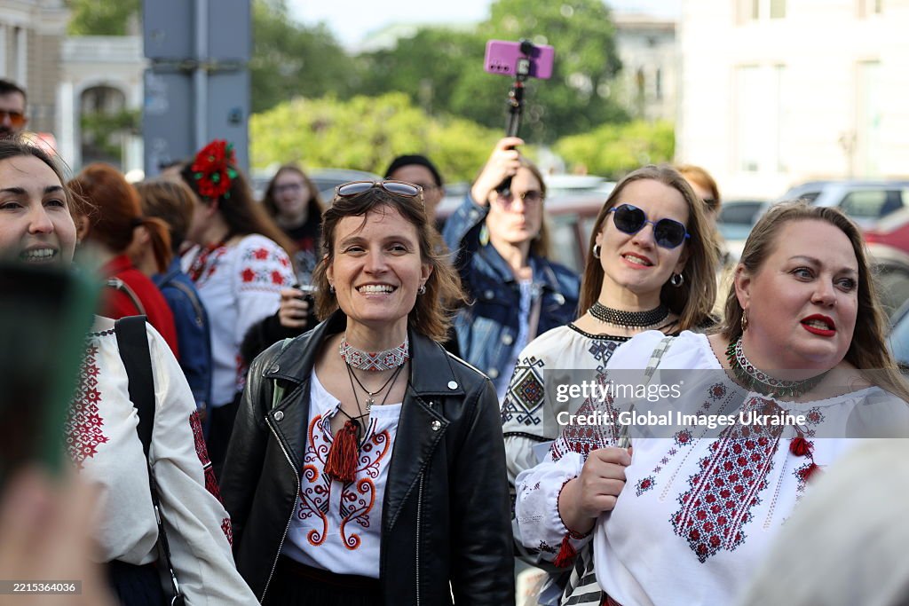 Ukrainian Vyshyvanka Day In Odesa