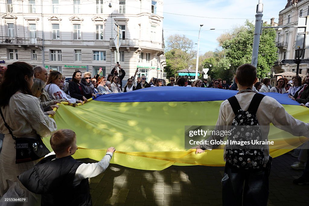 Ukrainian Vyshyvanka Day In Odesa