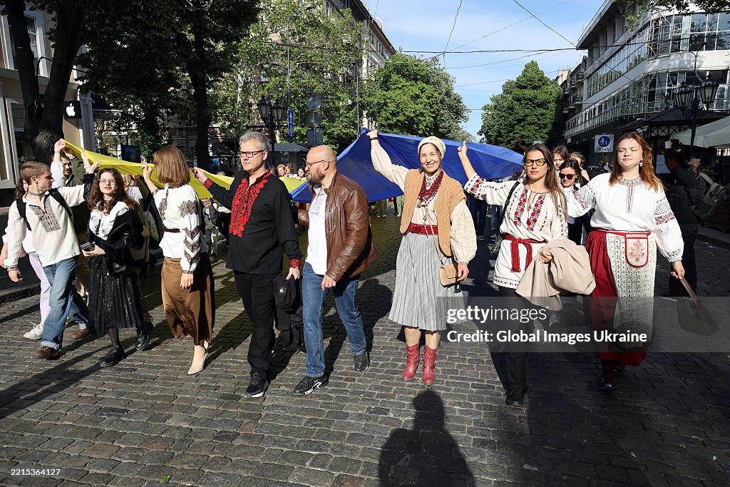 Ukrainian Vyshyvanka Day In Odesa