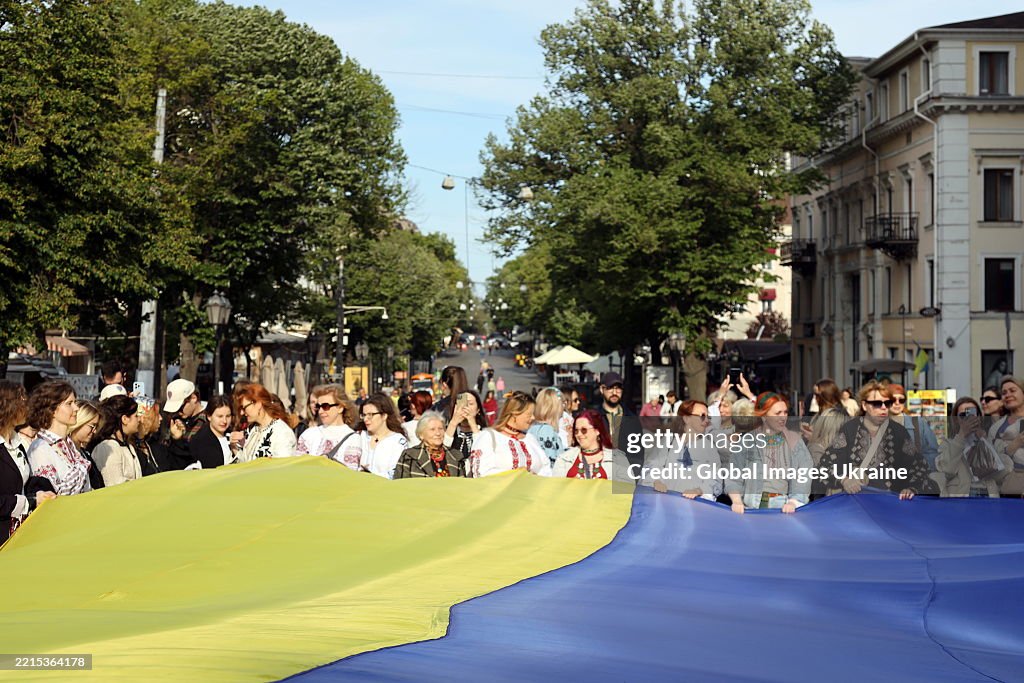Ukrainian Vyshyvanka Day In Odesa