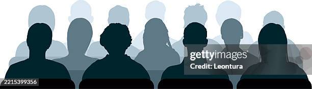 audience - seminar stock illustrations