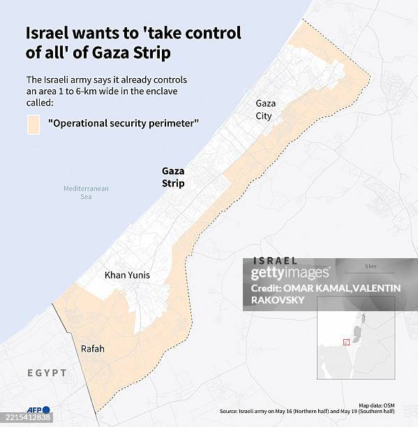 Gaza Line 986 Gaza Strip Map Stock Photos, High-Res Pictures, and Images - Getty ...