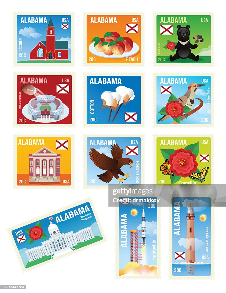Alabama State Stamps