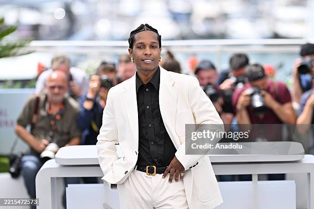 Tbd Actor US actor and singer Asap Rocky poses during a photocall for the film ...