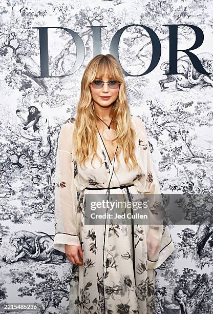 Jennifer Lawrence attends Dior at The Hollywood Reporter dinner for the cast of DIE MY LOVE at the 78th Festival de Cannes on May 16, 2025 in Cannes,...
