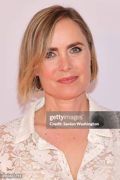 Radha Mitchell attends the 32nd Annual Race to Erase MS Gala held at Fairmont Century Plaza on May 16, 2025 in Los Angeles, California.