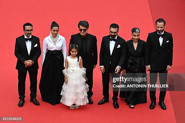 Iranian actor Vahid Mobasseri , Iranian director and screenwriter and producer Jafar Panahi , Iranian actor Majid Panahi and Iranian actor Ebrahim...