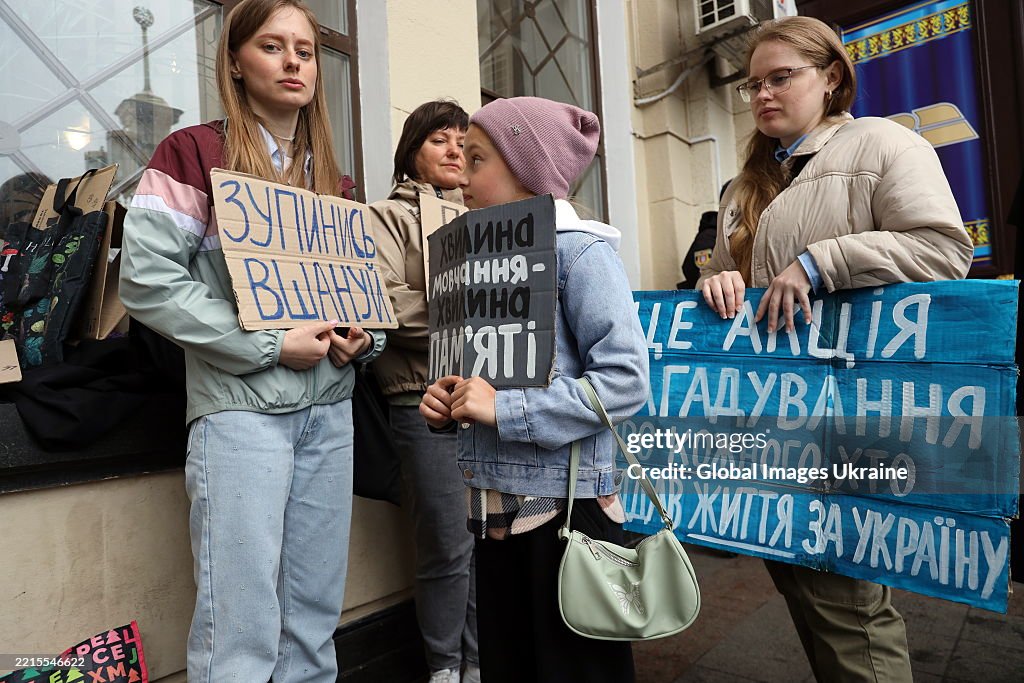 Minute Of Silence In Odesa