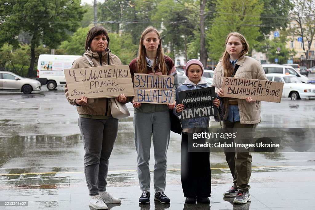 Minute Of Silence In Odesa