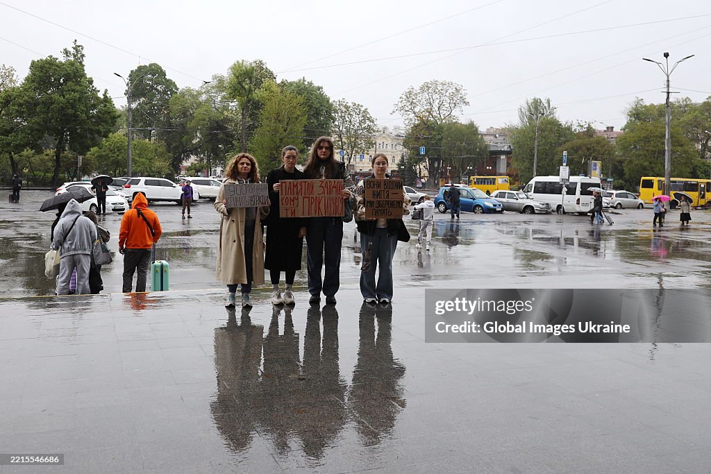 Minute Of Silence In Odesa