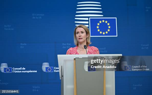 EU High Representative for Foreign Affairs and Security Policy, Kaja Kallas holds a press conference in Brussels EU High Representative for Foreign Affairs and Security Policy, Kaja Kallas holds a press conference in Brussels