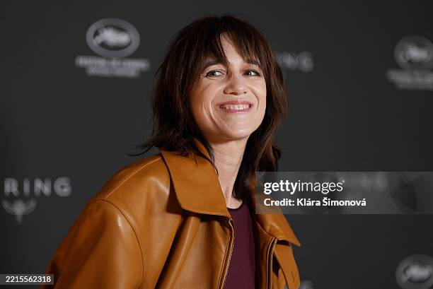 Charlotte Gainsbourg attends the Kering Women in Motion Talk with Charlotte Gainsbourg at the 78th annual Cannes Film Festival at Majestic Hotel on...