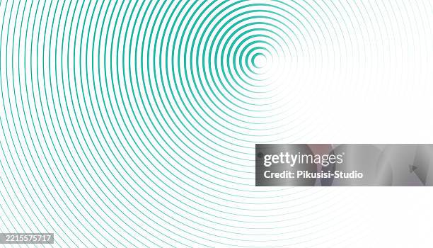gradient concentric circle line background with copy space - rippled stock illustrations