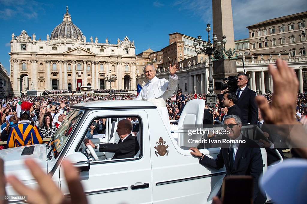 Pope Leo XIV Holds Inauguration Mass In St. Peter's Square