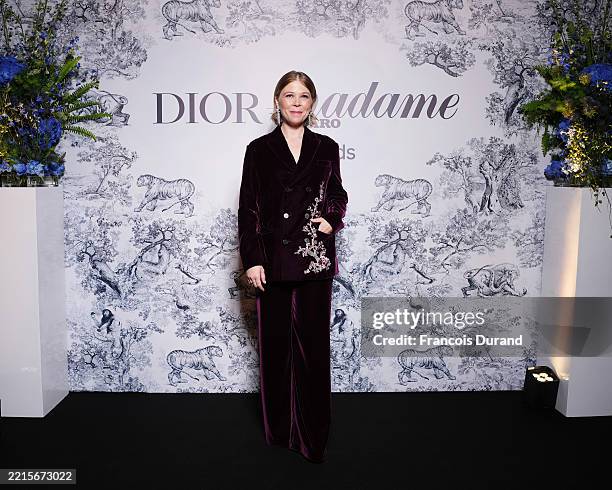 India Hair attends Dior x Madame Figaro dinner at Terrasse Albane on May 17, 2025 in Cannes, France.