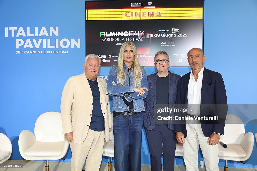 Filming Italy Sardegna 2025 Press Conference - The 78th Annual Cannes Film Festival