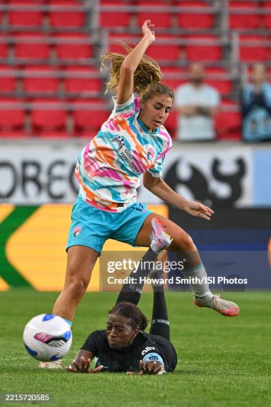 Mandy Freeman Mandy Freeman of NJ/NY Gotham FC hits the turf as she is fouled by ...