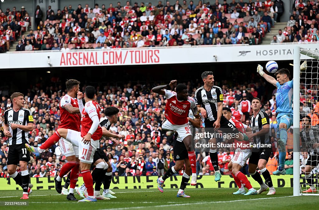 Rice causes major trouble for Newcastle United with a stunning long-range strike