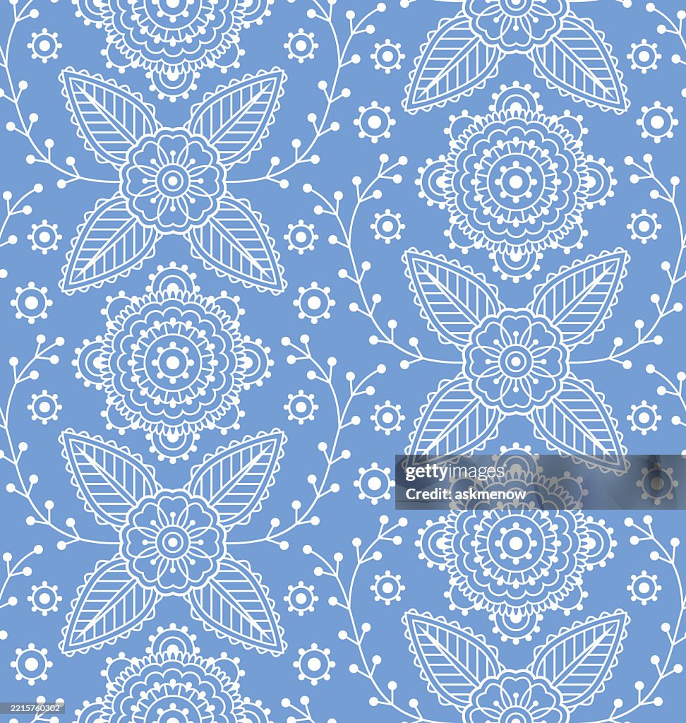 S Motif Pattern Delicate Pattern With Indian Motifs High-Res Vector Graphic - Getty Images