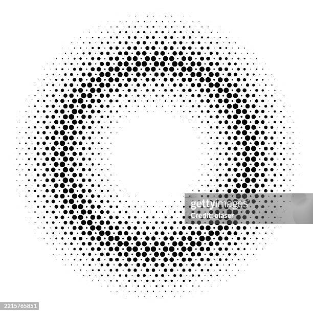 Dynamic Dots Pattern A Circular Pattern Of Dots Creating A Dynamic Visual Effect High-Res ...