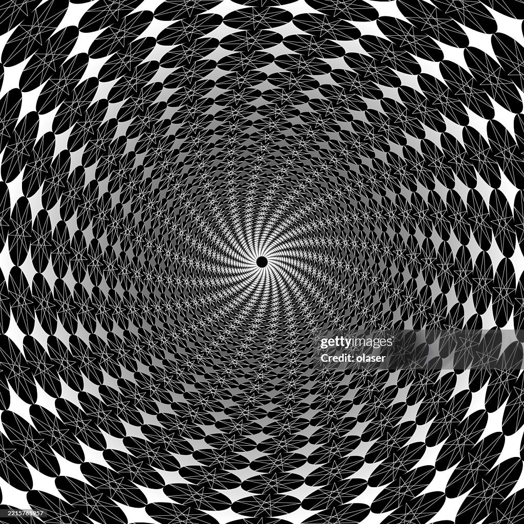 Circle swirl pattern to infinity