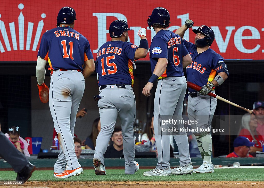 Houston Astros v Texas Rangers