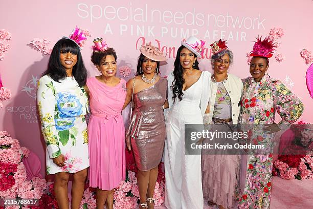 Founder Areva Martin and board members attend the Special Needs Network's 17th Annual Pink Pump Affair at The Beverly Hilton on May 18, 2025 in...