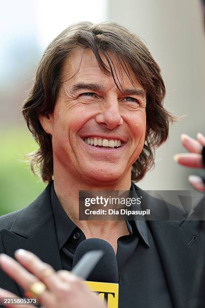 Tom Cruise attends the "Mission: Impossible – The Final Reckoning" New York Premiere at Lincoln Center on May 18, 2025 in New York City.