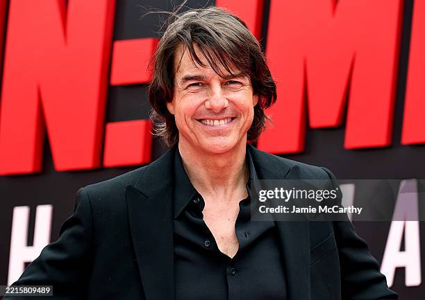 Tom Cruise attends the "Mission: Impossible – The Final Reckoning" New York Premiere at Lincoln Center on May 18, 2025 in New York City.