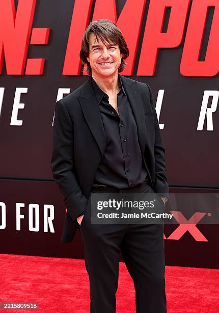 Tom Cruise attends the "Mission: Impossible – The Final Reckoning" New York Premiere at Lincoln Center on May 18, 2025 in New York City.