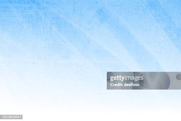 blank empty textured bright turquoise light sky blue colored horizontal vector background with brush strokes texture or a painted whitewashed wall as scratched artist canvas painting - canvas fabric stock illustrations