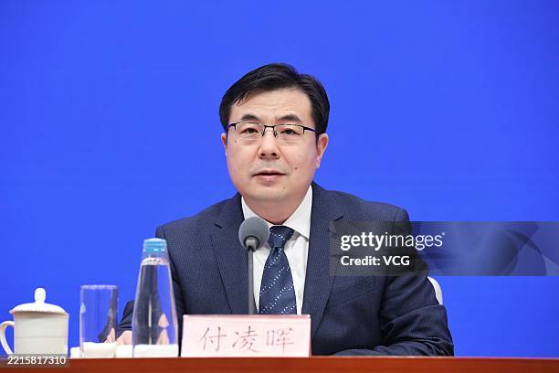 Fu Linghui, spokesperson of the National Bureau of Statistics and director general of the Department of Comprehensive Statistics of the NBS, speaks...