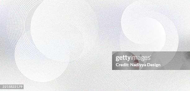 bildbanksillustrationer, clip art samt tecknat material och ikoner med abstract design of white circle gradient on abstract background of rough and soft wave texture, with white grey color. - holografisk