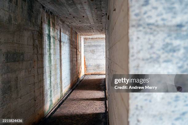 historic world war ii fort - military bunker stock pictures, royalty-free photos & images