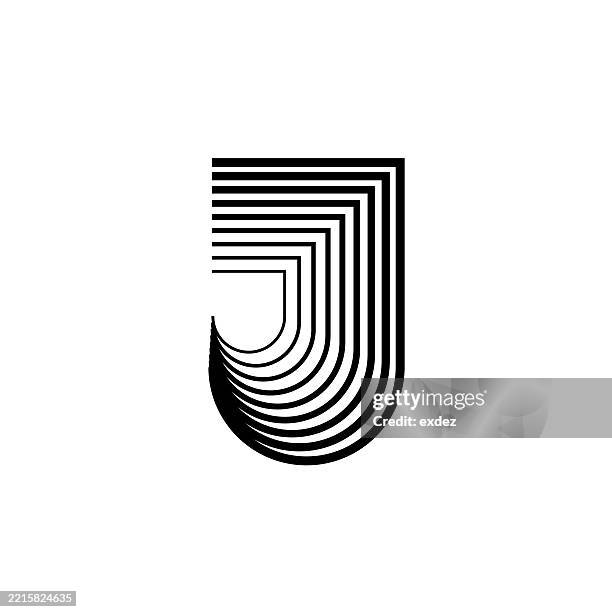 j letter based logo - generic-face-icon stock illustrations