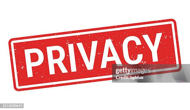 Privacy Red Rubber Stamp On White Background High-Res Vector Graphic ...