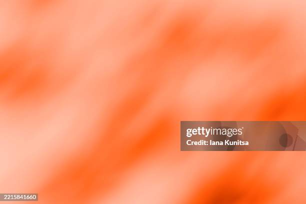 vivid orange color abstract 3d background with blurred natural shadows. minimalistic empty sunny backdrop for summer concepts, branding, presentations, designs. - iluminación gobo fotografías e imágenes de stock