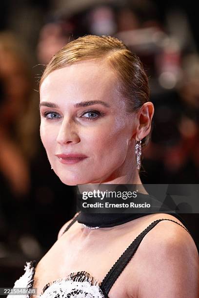 Diane Kruger attends the "La Femme La Plus Riche Du Monde" red carpet at the 78th annual Cannes Film Festival at Palais des Festivals on May 18, 2025...