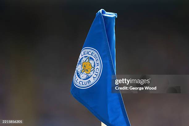General view of a Leicester City corner flag during the Premier League match between Leicester City FC and Ipswich Town FC at The King Power Stadium...