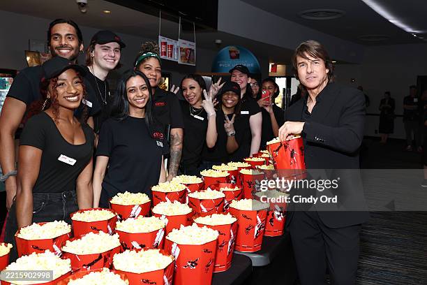 Tom Cruise attends "Mission: Impossible – The Final Reckoning" during the US Premiere at AMC Lincoln Square Theater in New York, New York on May 18,...